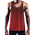 Red Curtain Theater Print Men's Workout Tank Top