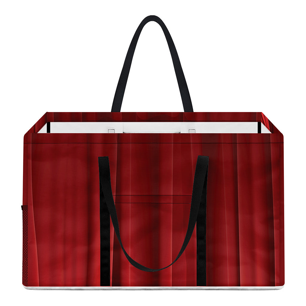 Red Curtain Theater Print Utility Tote Bag