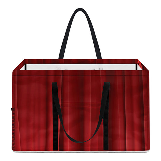 Red Curtain Theater Print Utility Tote Bag