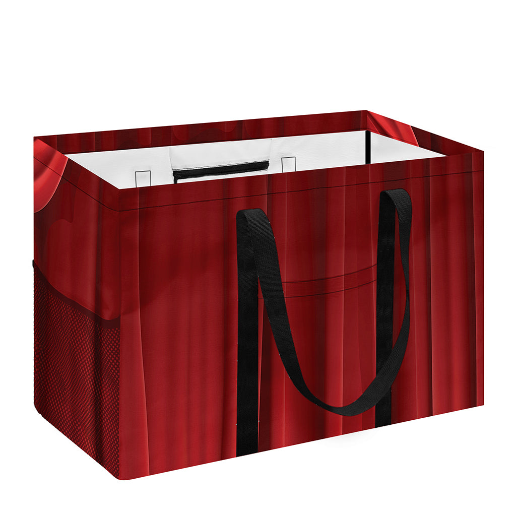 Red Curtain Theater Print Utility Tote Bag