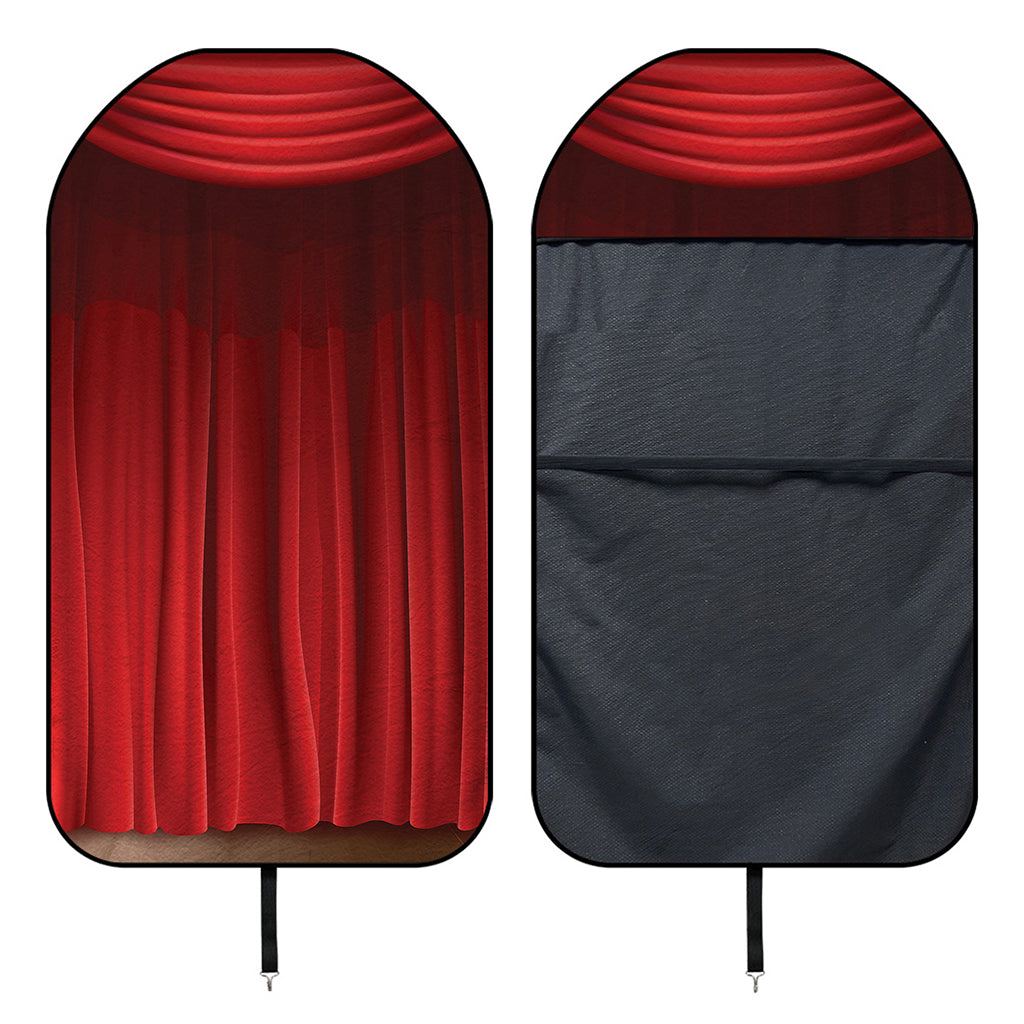 Red Curtain Theater Print Waterproof Car Seat Cover