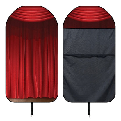 Red Curtain Theater Print Waterproof Car Seat Cover