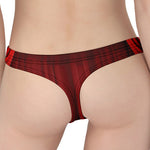 Red Curtain Theater Print Women's Thong