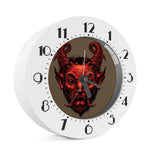 Red Devil Satan Print Alarm Clock