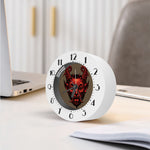 Red Devil Satan Print Alarm Clock