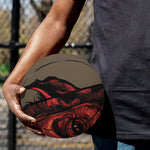 Red Devil Satan Print Basketball