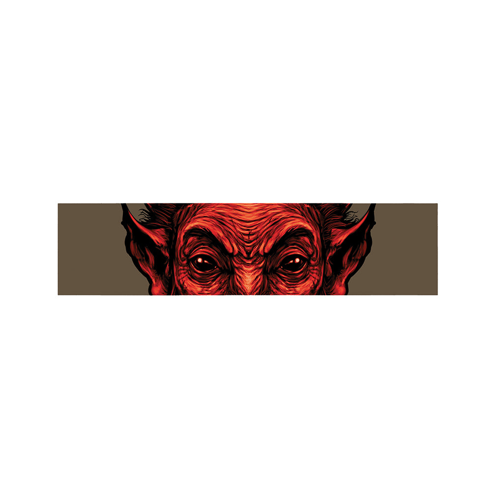 Red Devil Satan Print Bed Runner