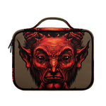 Red Devil Satan Print Briefcase Bible Bag