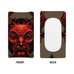 Red Devil Satan Print Changing Pad Cover