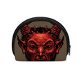 Red Devil Satan Print Coin Purse