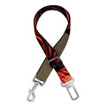 Red Devil Satan Print Dog Seat Belt