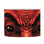 Red Devil Satan Print Drum Lamp Shade