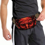 Red Devil Satan Print Fanny Pack