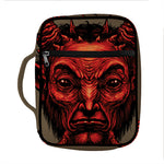Red Devil Satan Print Front Pocket Bible Bag