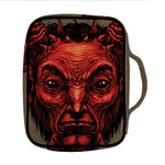 Red Devil Satan Print Front Pocket Bible Bag