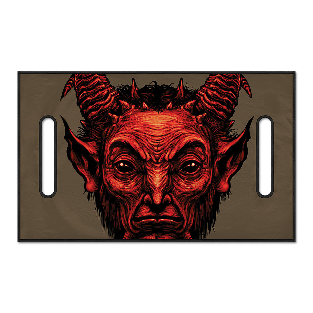 Red Devil Satan Print Golf Cart Seat Cover