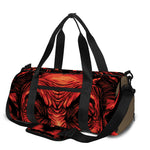 Red Devil Satan Print Gym Bag