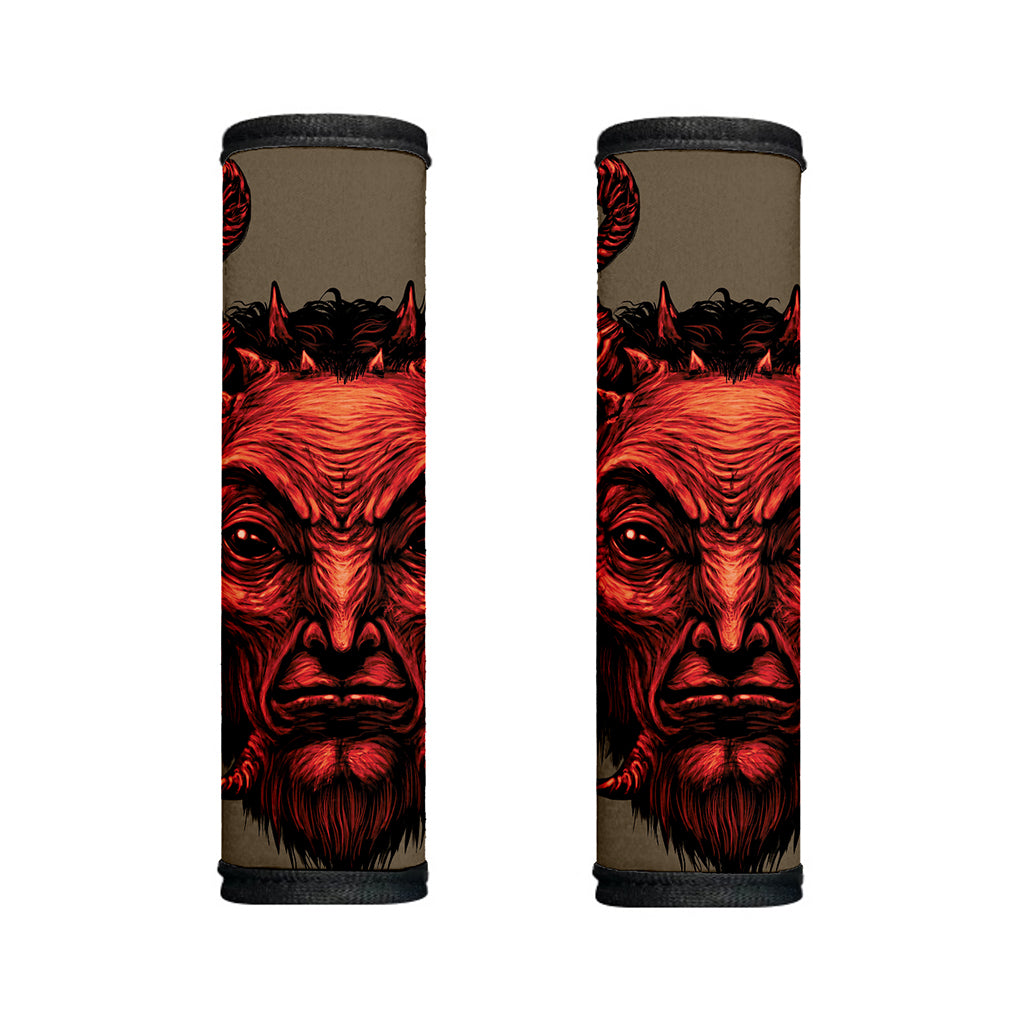 Red Devil Satan Print Handle Covers