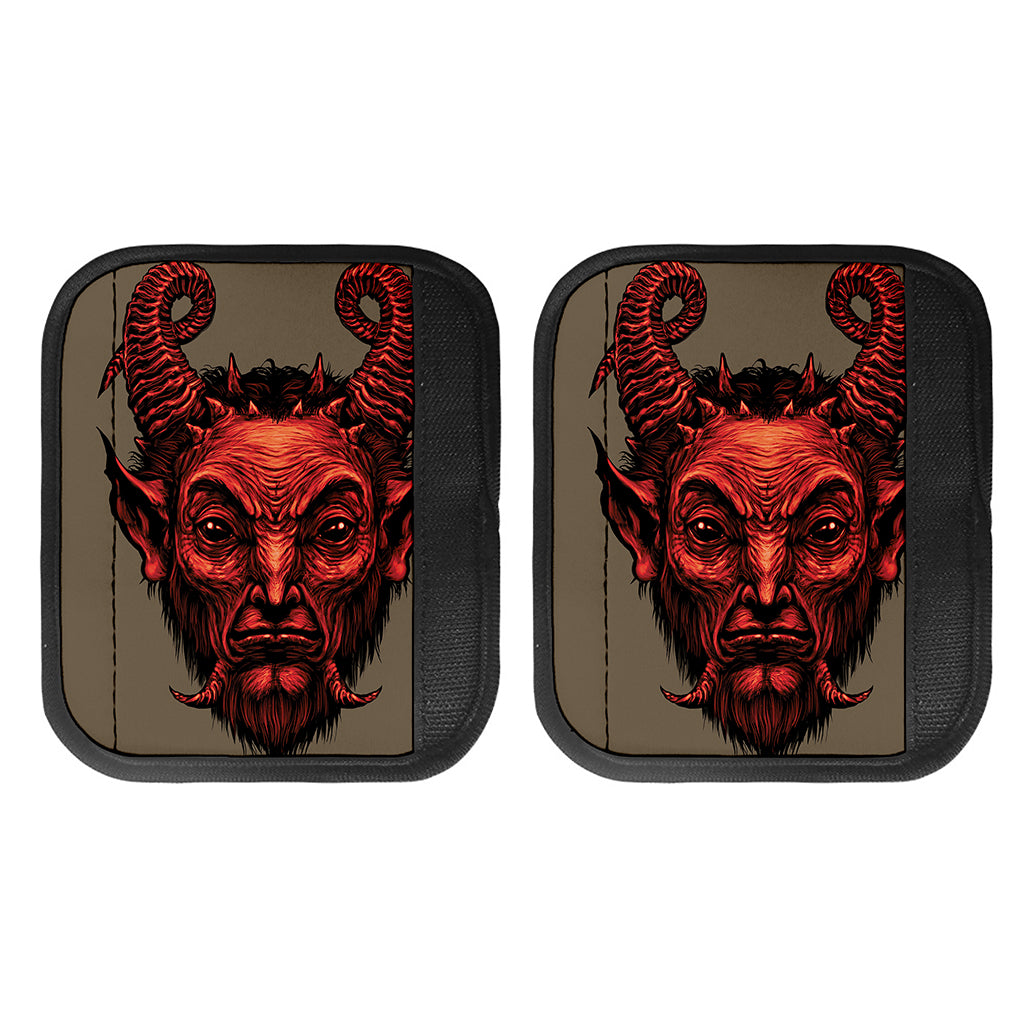 Red Devil Satan Print Handle Covers
