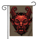 Red Devil Satan Print House Flag