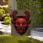 Red Devil Satan Print House Flag