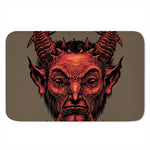 Red Devil Satan Print Indoor Door Mat