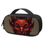 Red Devil Satan Print Insulin Cooler Travel Case