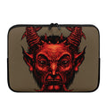Red Devil Satan Print Laptop Sleeve