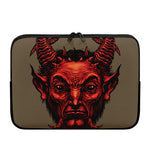Red Devil Satan Print Laptop Sleeve
