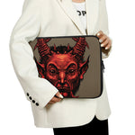 Red Devil Satan Print Laptop Sleeve