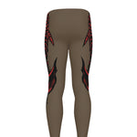 Red Devil Satan Print Men's leggings