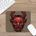 Red Devil Satan Print Mouse Pad