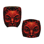 Red Devil Satan Print Office Chair Cover