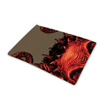Red Devil Satan Print Pet Cooling Mat Cover