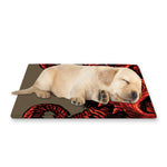 Red Devil Satan Print Pet Cooling Mat Cover