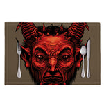 Red Devil Satan Print Placemat