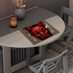 Red Devil Satan Print Placemat