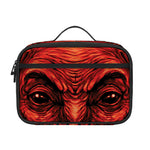 Red Devil Satan Print Portable Lunch Bag