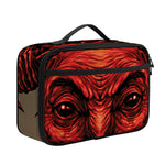 Red Devil Satan Print Portable Lunch Bag