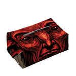 Red Devil Satan Print Rectangle Tissue Box Cover
