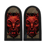 Red Devil Satan Print Skillet Handle Cover