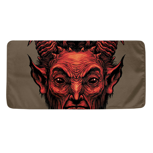 Red Devil Satan Print Towel