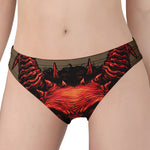 Red Devil Satan Print Women's Panties