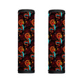 Red Dragon Lotus Pattern Print Handle Covers