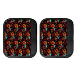 Red Dragon Lotus Pattern Print Handle Covers