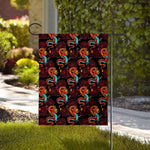 Red Dragon Lotus Pattern Print House Flag