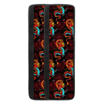 Red Dragon Lotus Pattern Print Refrigerator Handle Covers