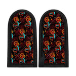 Red Dragon Lotus Pattern Print Skillet Handle Cover
