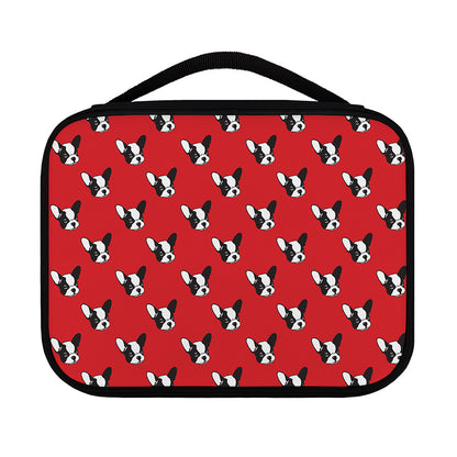 Red French Bulldog Pattern Print Classic Bible Case