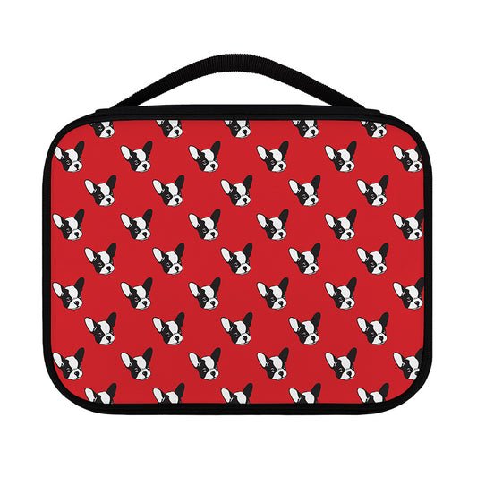 Red French Bulldog Pattern Print Classic Bible Case
